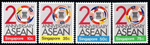 Singapore - 1987 20th Anniversary of ASEAN Set MNH SG 549-552