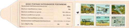 South Africa - 1993 Aviation Booklet Pane 9