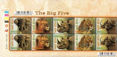 South Africa - 2001 Big Five Souvenir Booklet