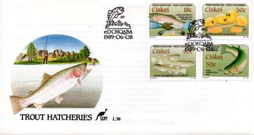 Ciskei - 1989 Trout Hatcheries FDC 1.30