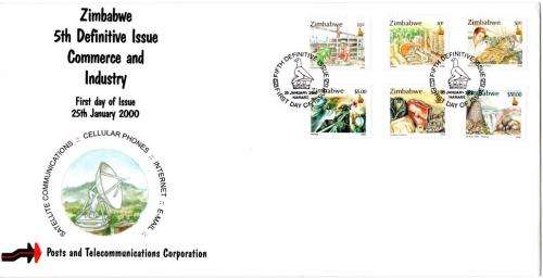 Zimbabwe - 2000 Definitive FDC Set SG 1004-1021
