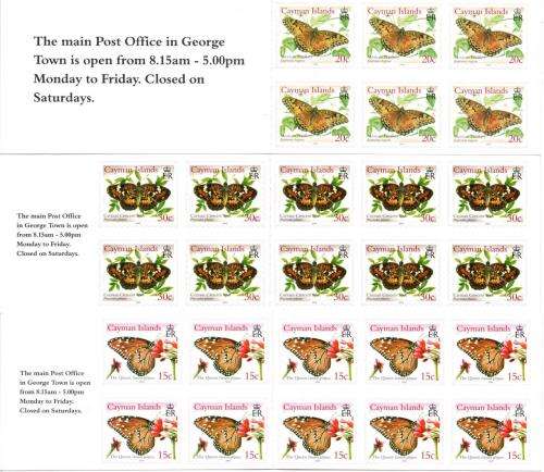 Cayman Islands - 2005 Butterflies Booklet Set MNH