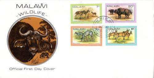 Malawi - 1981  Wildlife FDC SG 633-636