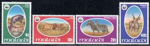 Malawi - 1978 WWF Endangered Species Set MNH SG 567-570