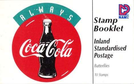 Namibia - 1996 Coca-Cola Butterflies Booklet MNH SACC 144