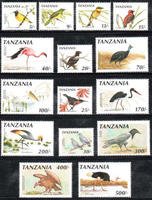 Tanzania - 1990 Birds Set MNH SG 804-805