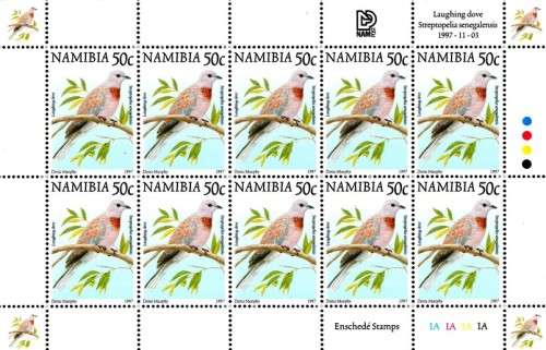 Namibia - 1997 Flora and Fauna 50c Sheet MNH SACC 211