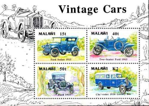 Malawi - 1990 Vintage Cars MS MNH SG 837