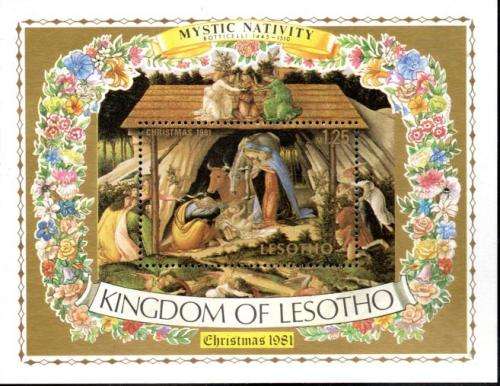 Lesotho - 1981 Christmas Set & MS MNH SG 455-461