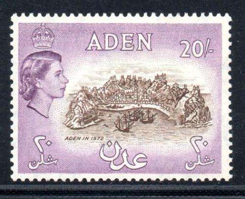 Aden - 1953 QEII 20s MH SG 71