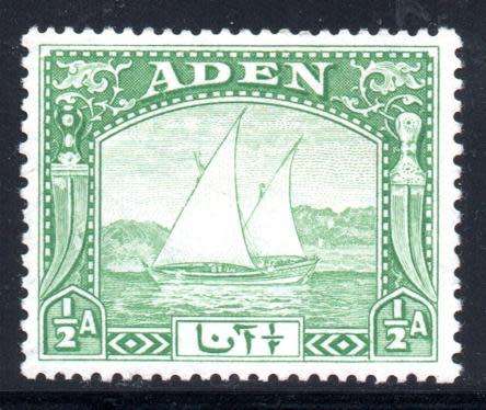 Aden - 1937 Dhow 1/2a MH SG 1