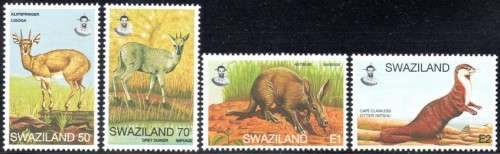 Swaziland - 1997 Mammals Set MNH SG 674-677