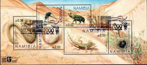 Namibia - 2000 Namibian Dunes MS Used SACC 336