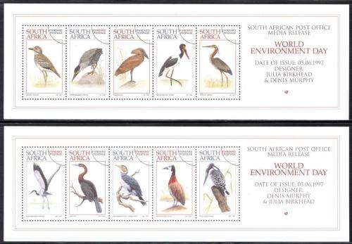 South Africa - 1997 Waterbirds Media Release MNH