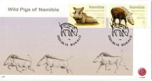 Namibia - 2023 Wild Pigs FDC 5.48