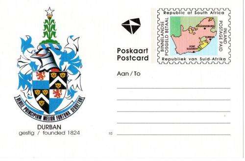 South Africa - 1992 Inland Postcard #10 Durban