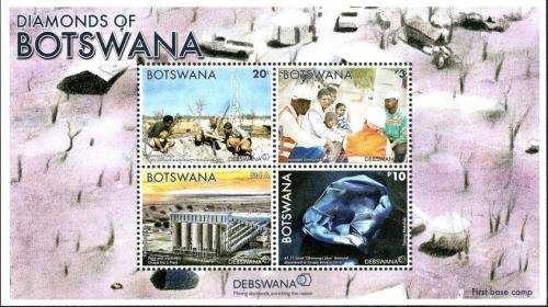 Botswana - 2023 Diamond Industry MS MNH
