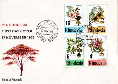 Rhodesia - 1976 Trees FDC SACC 296-299