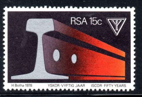 South Africa - 1978 50th Anniversary of ISCOR MNH SACC 441