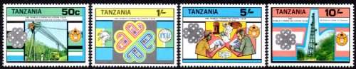 Tanzania - 1983 World Communications Year Set MNH SG 385-388