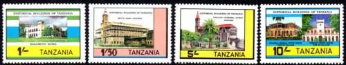 Tanzania - 1983 Historical Buildings Set MNH SG 390-393
