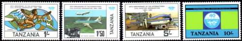 Tanzania - 1984 40th Anniversary of ICAO Set MNH SG 405-408
