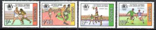 Tanzania - 1984 Olympic Games Set MNH SG 400-403