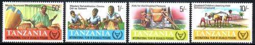 Tanzania - 1981 International Year of Disabled Persons Set MNH SG 333-336