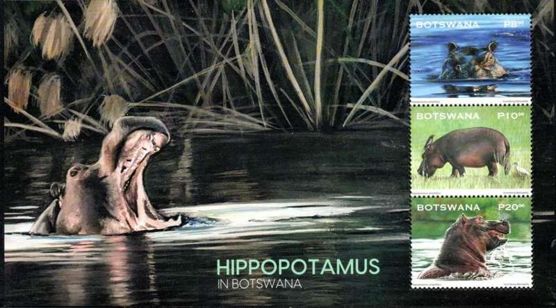 Botswana - 2023 Hippos MS MNH