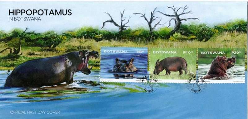 Botswana - 2023 Hippos FDC