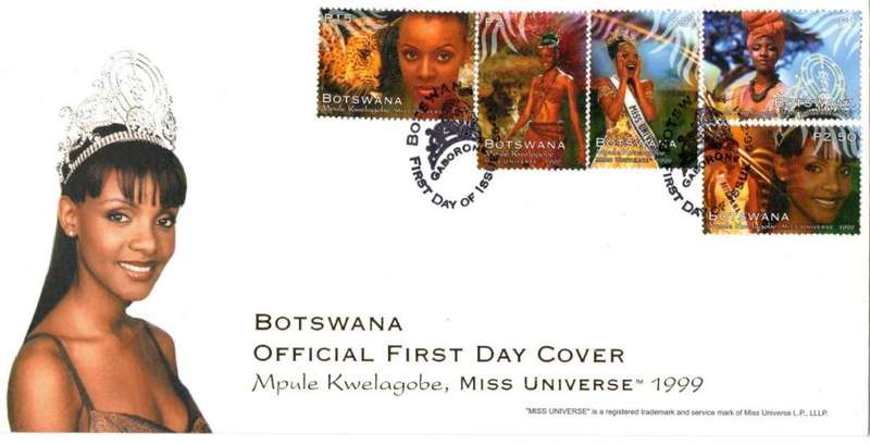 Botswana - 1999 Miss Universe FDC