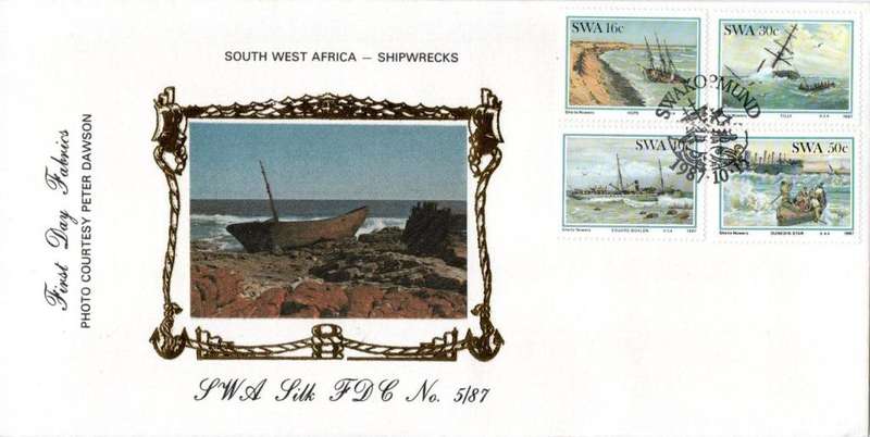 SWA - 1987 Shipwrecks Slik FDC