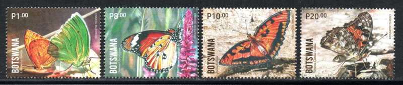 Botswana - 2024 Butterflies Set MNH