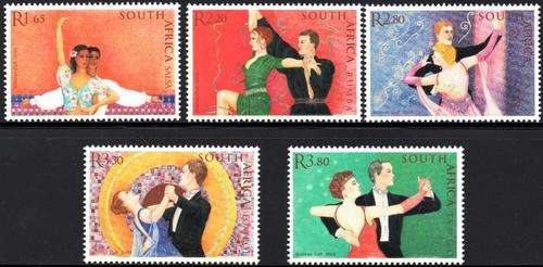 South Africa - 2003 Ballroom Dancing Set MNH SACC 1551-1555