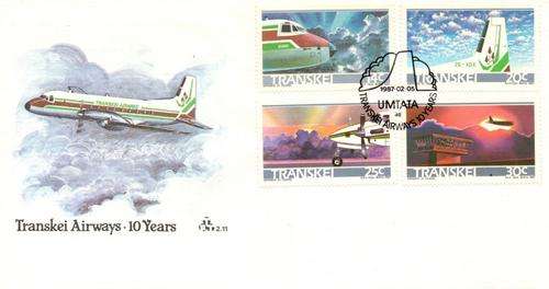 Transkei - 1987 10th Anniversary of Transkei Airways FDC 2.11