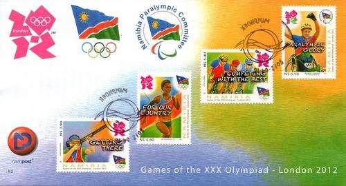 Namibia - 2012 Olympic Games FDC 4.2