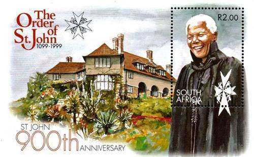 South Africa - 1999 900th Anniversary of Order of St John Mandela MNH SACC 1208