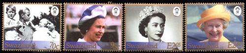 Swaziland - 2002 QEII Golden Jubilee Set MNH SG 712-715