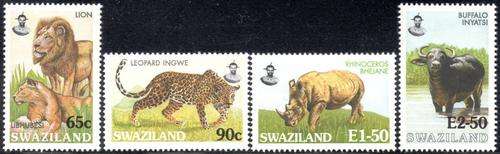 Swaziland - 2000 Wildlife Set MNH SG 700-703