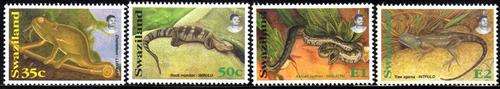 Swaziland - 1996 Reptiles Set MNH SG 658-661