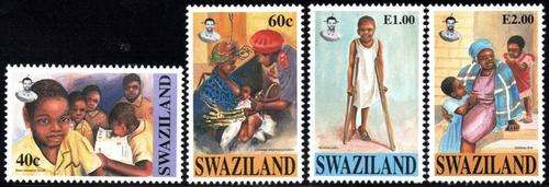 Swaziland - 1996 50th Anniv of UNICEF Set MNH SG 670-673