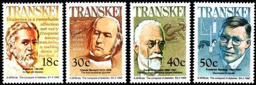 Transkei - 1990 Heroes of Medicine (5th series) Set MNH SACC 252-255