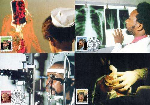 Transkei - 1984 Heroes of Medicine (3rd series) Maxi Card Set