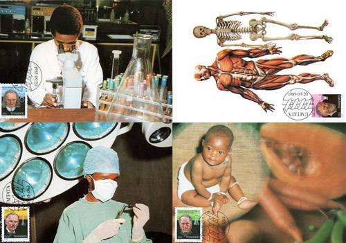 Transkei - 1985 Heroes of Medicine (4th series) Maxi Card Set