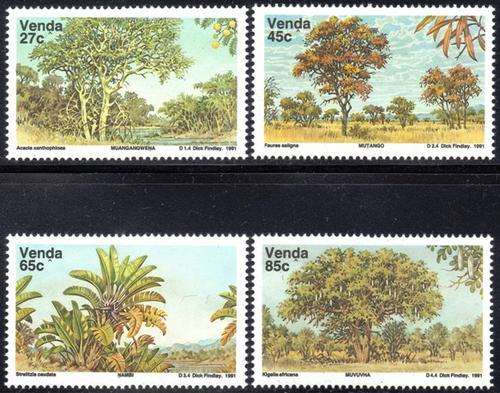 Venda - 1991 Indigenous Trees Set MNH SACC 230-233
