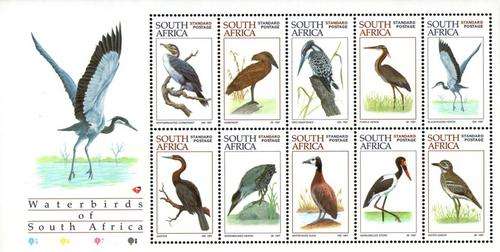 South Africa - 1997 Waterbirds Booklet Sheet MNH SACC 1043a
