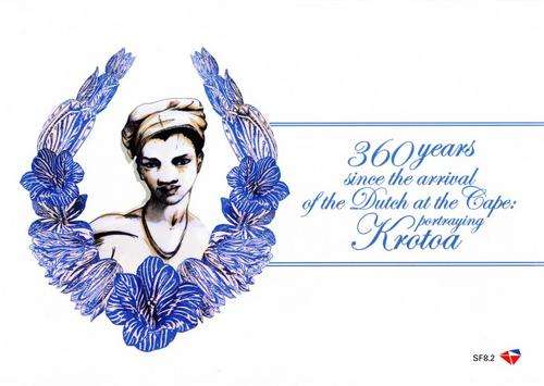 South Africa - 2012 360 Years Arrival of Dutch in Cape Krotoa Commemorative Folder SF8.2