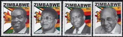 Zimbabwe - 2011 Heroes Set MNH SG 1314-1317