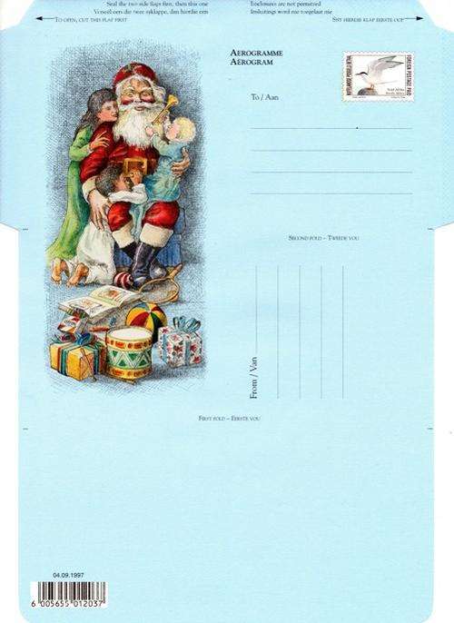 South Africa - 1997 Christmas Aerogramme (1997.09.04) Mint