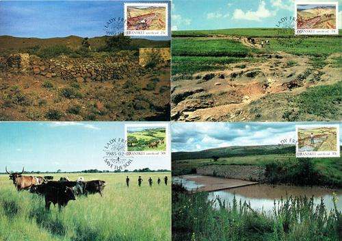 Transkei - 1985 Soil Conservation Maxi Card Set
